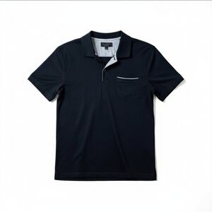 Banana Republic Men's Polo Shirt - Black - Size Large